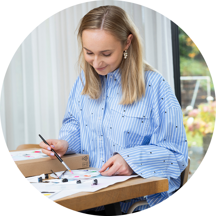 Elsker at skabe smukke æstetiske produkter.