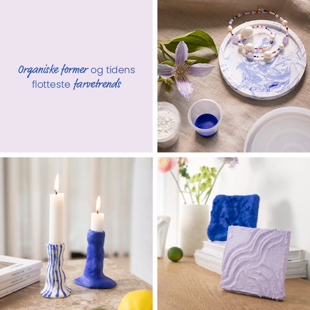 Collage billede - Inspiration til modellering og støbning