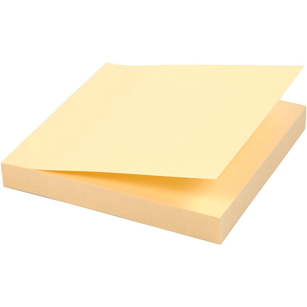 Sticky notes lille huskeblok med selvklæbende papirblade