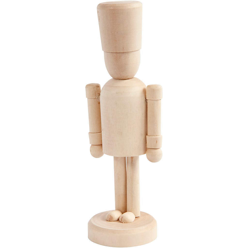 13 cm hohe Nussknacker-Holzfigur