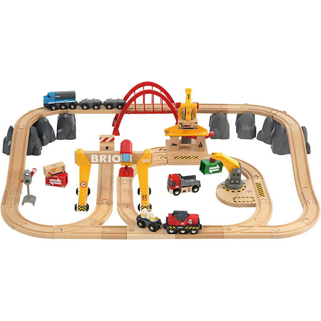 BRIO Togbanesæt til mange timers leg