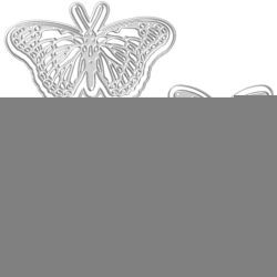 Skære- og prægeskabelon