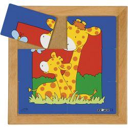 Educo Puslespil dyremor og -børn