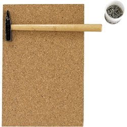 Korkplade til hammermosaik