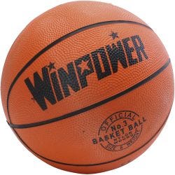 Basketball, nr. 3, diam. 18 cm, orange, 1 stk.