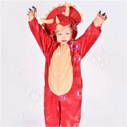 Udkl&aelig;dning drage r&oslash;d, str. 2-4 &aring;r, 1 s&aelig;t