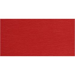 Crepepapir, ark 50x250 cm, rød, 10 læg/ 1 pk.