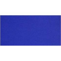 Crepepapir, ark 50x250 cm, blå, 10 læg/ 1 pk.