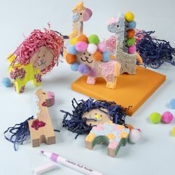 Krøllede Papirstrimler