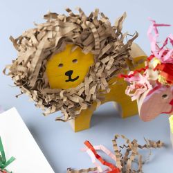 Krøllede Papirstrimler