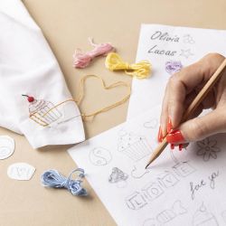 Vandopløselige Broderiark