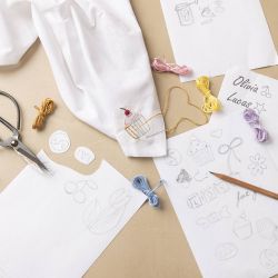 Vandopløselige Broderiark