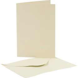 Perlemorskort og kuvert