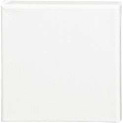 Malerlærred, D: 1.6 cm, str. 15x15 cm, 360 g, hvid, 1 stk.