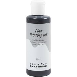 Linoleumssværte, sort, 85 ml/ 1 fl.