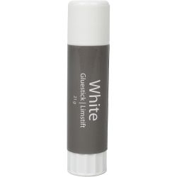 White Limstift 