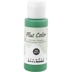 Plus Color Hobbymaling, brilliantgrøn, 60 ml/ 1 fl.