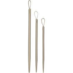Strikkenål, L: 6+7+8,5 cm, 3 stk./ 1 pk.