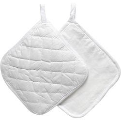 Grydelapper, str. 20x20 cm, 145 g, hvid, 4stk./ 1 pk.