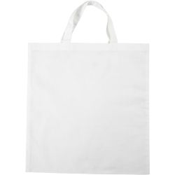 Mulepose , str. 38x42 cm, 130 g, hvid, 1 stk.