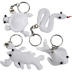 Stoffigurer med nøglering