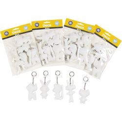 Stoffigurer med nøglering
