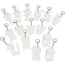 Stoffigurer med nøglering