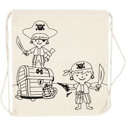 Gymnastikpose, pirater, str. 37x41 cm, 110 g, lys natur, 1 stk.