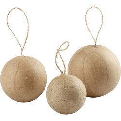 Kugler i papmache
