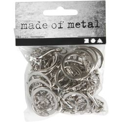 Nøglering med kæde