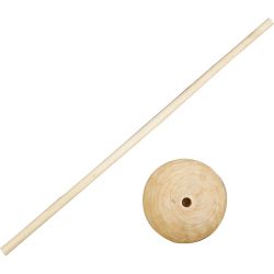 Rundstok med fod