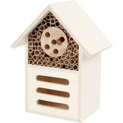 Insekt- og sommerfuglehotel, 18 cm, 9 cm, 14 cm, 1 stk.