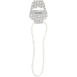 Facetperler, str. 3x4 mm, hulstr. 0,8 mm, krystal, 100 stk./ 1 pk.