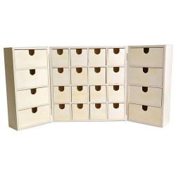 Dekorativ træadventskalender