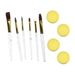 Sæt med Ansigtsmaling og Tilbehør