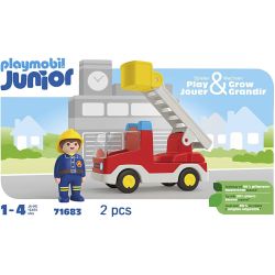 Playmobil Junior Brandbil med stige