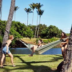 Hængekøje udendørs