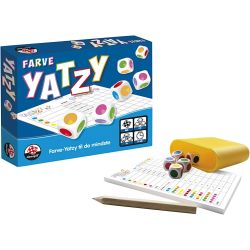 Danspil Børne-yatzy i farver