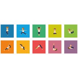 Yogafliser til børn