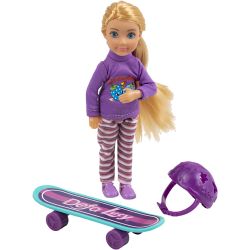 Sarah Dukke med Skateboard