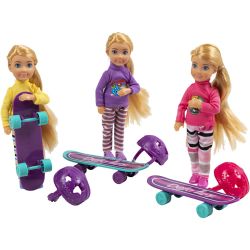 Sarah Dukke med Skateboard