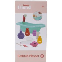 Badekar med tilbehør