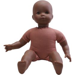 Babydukke med stofkrop