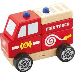 VIGA Stabel Brandbil i træ