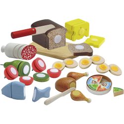 Frokostsortiment i træ