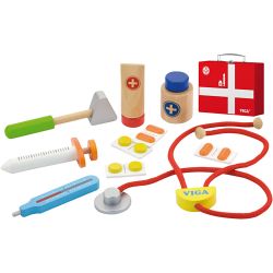VIGA Doktorsæt i Træ, 11 dele/ 1 sæt