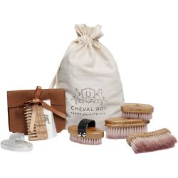 Strigles&aelig;t til k&aelig;phest, ca. 7 dele, 1 pk.