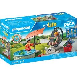 Playmobil Dukkehus Plaskesjov i haven