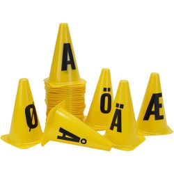 Kegler med bogstaver