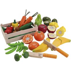 Frugt og grønt i træ